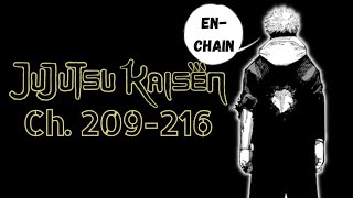 FushiguroYikes Jujutsu Kaisen Manga Chapter Review 209216 [upl. by Liahus]