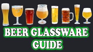 BEER GLASSES EXPLAINED Why are there so many Do they matter [upl. by Bagley]