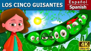 Los Cinco Guisantes  Five Peas In A Pod  SpanishFairyTales [upl. by Naelopan]