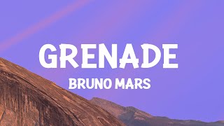 Bruno Mars  Grenade Lyrics [upl. by Randa]