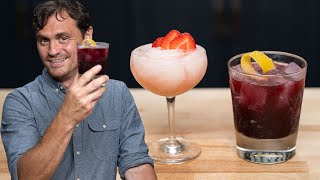 2 Easy Wine Cocktails Crushable Summer Drinks [upl. by Yerdna678]