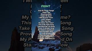 Fight Song Rachel Plattenlyrics youtubeshorts [upl. by Mackenie]