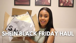 Shein Black Friday Haul dresses matching sets amp more [upl. by Eunice]