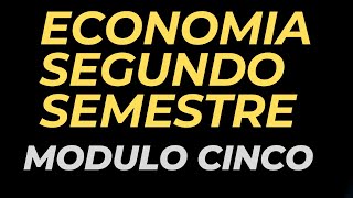 ECONOMIA  2 SEMESTRE MODULO  5 [upl. by Ahsoik]