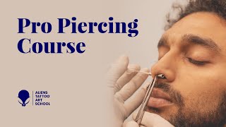 Become a Professional Piercer with Pro Piercing Course  Aliens Tattoo Art School [upl. by Nylanej842]