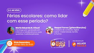 LIVE Férias escolares como lidar com este período [upl. by Asiruam920]