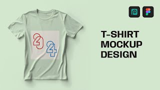 TShirt Mockup Design  Figma Photopea Tutorial [upl. by Koran]