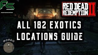 Red Dead Redemption 2 All Exotics Locations Guide  Duchesses amp Other Animals [upl. by Ecirbaf405]