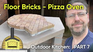 Part 7 Pizza Oven Floor Bricks amp Insulation  Wood fired brick pizza oven build [upl. by Stephannie238]