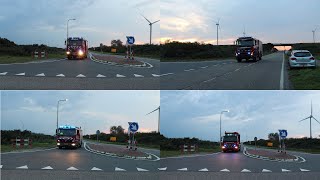 Brandweer Oostkapelle Renesse en Middelburg naar grote brand Neeltje Jans [upl. by Main]