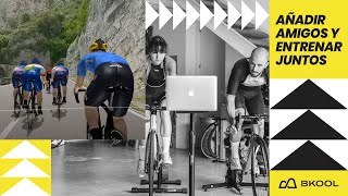 BKOOL  Añadir amigos y entrenar juntos  Add friends and train together [upl. by Ainniz]