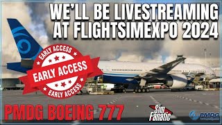 LIVE  Tony from WinWing Interview  EARLY ACCESS PMDG 777  FSExpo 2024  Q8Pilot Media Partner [upl. by Eledoya]