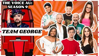 Season 9 TEAM GEORGE  Full Summary  The Voice Australia 2020 [upl. by Arotak362]