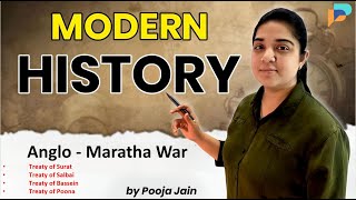 Anglo Maratha Wars  Treaty of Bassein  Treaty of Surat  Treaty of Salbai  History by Pooja mam [upl. by Epperson]