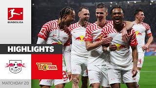 Openda amp Sesko Score Again  RB Leipzig  Union Berlin 20  Highlights  MD 20 – Bundesliga 202324 [upl. by Hoover710]