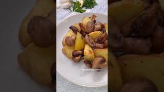 Patate e funghi al forno [upl. by Aneleve]