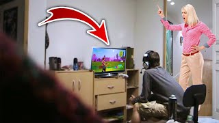 mom takes away Fortnite after catching son MUST SEE [upl. by Stedmann]