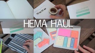 Hema Haul  Schreibwaren Washitape PostIts StifteNotizbücher etc  kekulo [upl. by Aksel]