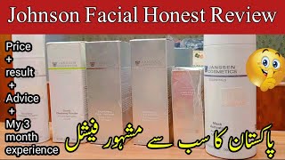 johnseen Facial review  Janssen FAcial Step By Step [upl. by Annoid56]