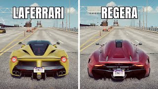 NFS Heat REGERA VS LAFERRARI WHICH IS FASTEST [upl. by Ayekahs]