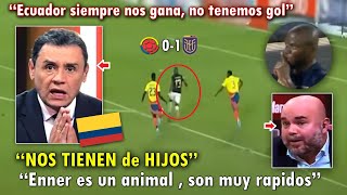 DEVASTADOS PERIODISTAS COLOMBIANOS EXPLOTAN tras DERROTA con ECUADOR VS COLOMBIA 10 HOY [upl. by Tezile]