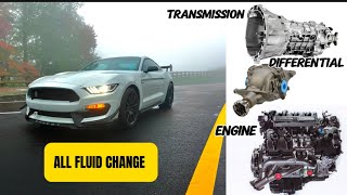 HowTo Every Oil Change S550GT350GTMach 1 [upl. by Alaunnoif]