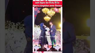 Rizky Billar amp Lesti kejora dipesta ulangtahun owner Daviena lestikejora rizkybillar leslar [upl. by Morganne868]