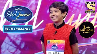 Shubankhars Melodious Performance  Indian Idol Junior 2 [upl. by Rosella86]