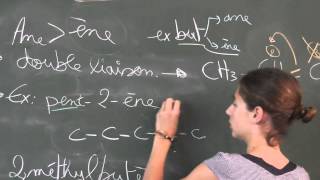 Chimie les alcènes  II nomenclature [upl. by Trabue27]