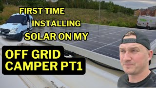 Solar Installation Surprise OffGrid Camper Vlog [upl. by Aihseyn]