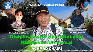 14a41 Disiplin Positif dan Nilainilai Kebajikan Universal [upl. by Noillimaxam]