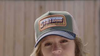 Casquette Trucker American Heritage Olive Stetson [upl. by Keese]