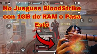 Jugando BloodStrike con 1GB de RAMPrueba de Optimización [upl. by Adiuqal]