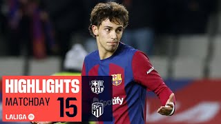 FC BARCELONA  ATLÉTICO DE MADRID 10  RESUMEN [upl. by Hailed]