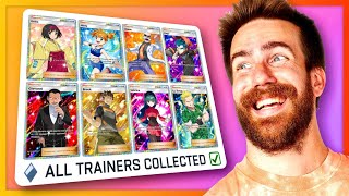 OPENING 100 PACKS UNTIL I GET EVERY FULL ART TRAINER SECRET MISSION  Pokémon TCG Pocket [upl. by Gorman]