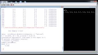 ttest confidence interval using R [upl. by Corkhill]