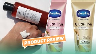 Suganda vs Vaseline productreview skincare skincareroutine skincareproducts glutathione [upl. by Ecertap359]