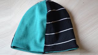 How to Make a Reversible Slouchy Beanie Hat Hats and Caps Tutorials [upl. by Naitsabas118]