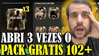 INACREDITÁVEL GANHEI 6 JOGADORES GER 102 NEGOCIÁVEL E FIZ BILHÕES DE COINS  FC MOBILE 25 [upl. by Auqinat]