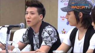 TMAX interview  Singapore SunDown Concert Part1 [upl. by Gussie982]