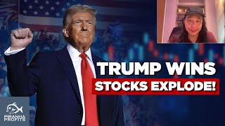 Trump Wins Stocks Explode Higher [upl. by Kyne]