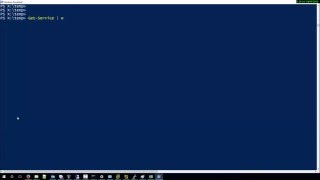 Get All Running Services in Powershell [upl. by Rudolph]