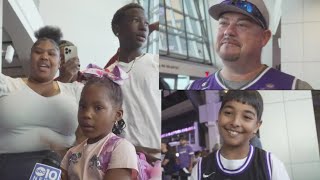 DOCO comes alive for Sacramento Kings Fan Fest [upl. by Nauqyt]