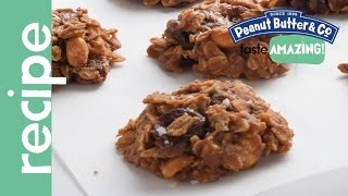 Chocolate Cherry Peanut Butter No Bake Cookies Recipe [upl. by Aiksa]