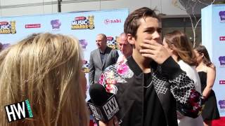 Austin Mahone Talks Justin Bieber Collab amp Fifth Harmony Drama [upl. by Liamaj]