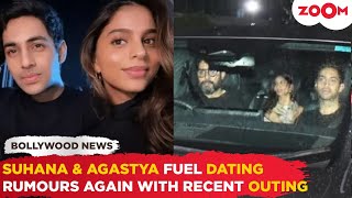 Suhana Khan amp Agastya Nanda spark DATING rumours as they step out for an outing together [upl. by Eniron354]