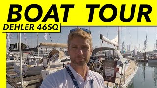 Dehler 46 SQ yacht tour – performance cruiser gets a makeover – Yachting Monthly [upl. by Llereg957]