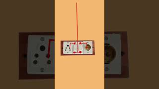 Electrician video  1 socket 2 switch 1 bulb holder  board wiring kaise karen shorts video [upl. by Maccarone419]