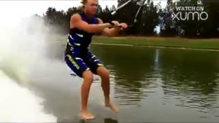 Water Skiing Without Skate Board [upl. by Berkin494]