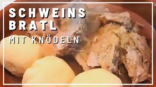 Schweinsbratl mit Waldviertler Knödeln gerykocht [upl. by Torosian]